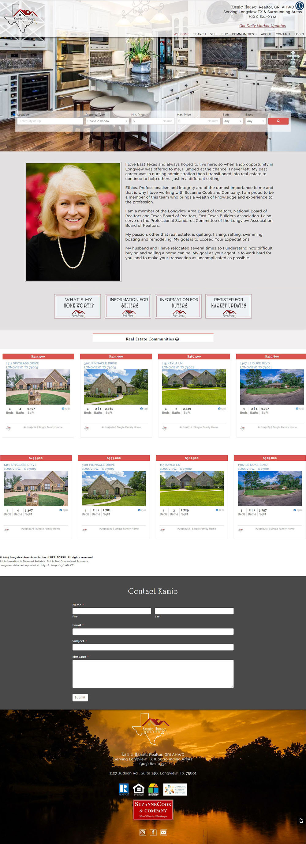 Website Launched for Kamie Haase Realtor - Real Estate Website East Teas