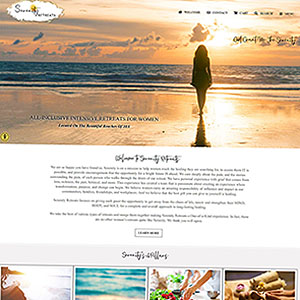 Website Design Serenity Retreats Miramar Beach FL