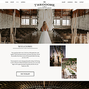 Website Design The Theodore Venue Birmingham