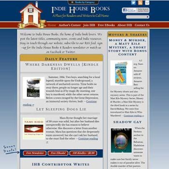 indie house books website redesign
