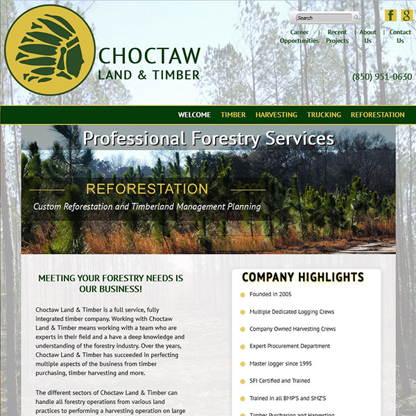 Choctaw Land & Timber - Professional Forestry Services