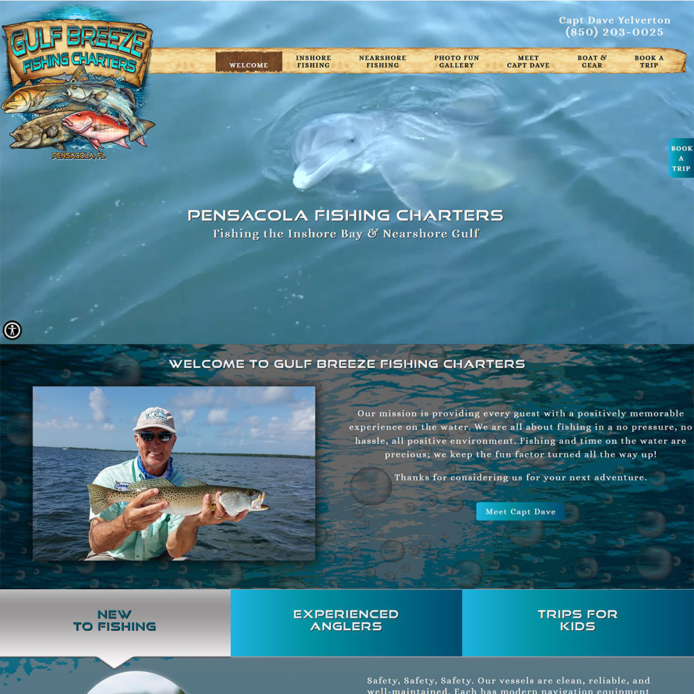 Gulf Breeze Fishing Charters-Inshore Bay & Nearshore Gulf Fishing-Pensacola, Gulf Breeze & Navarre FL