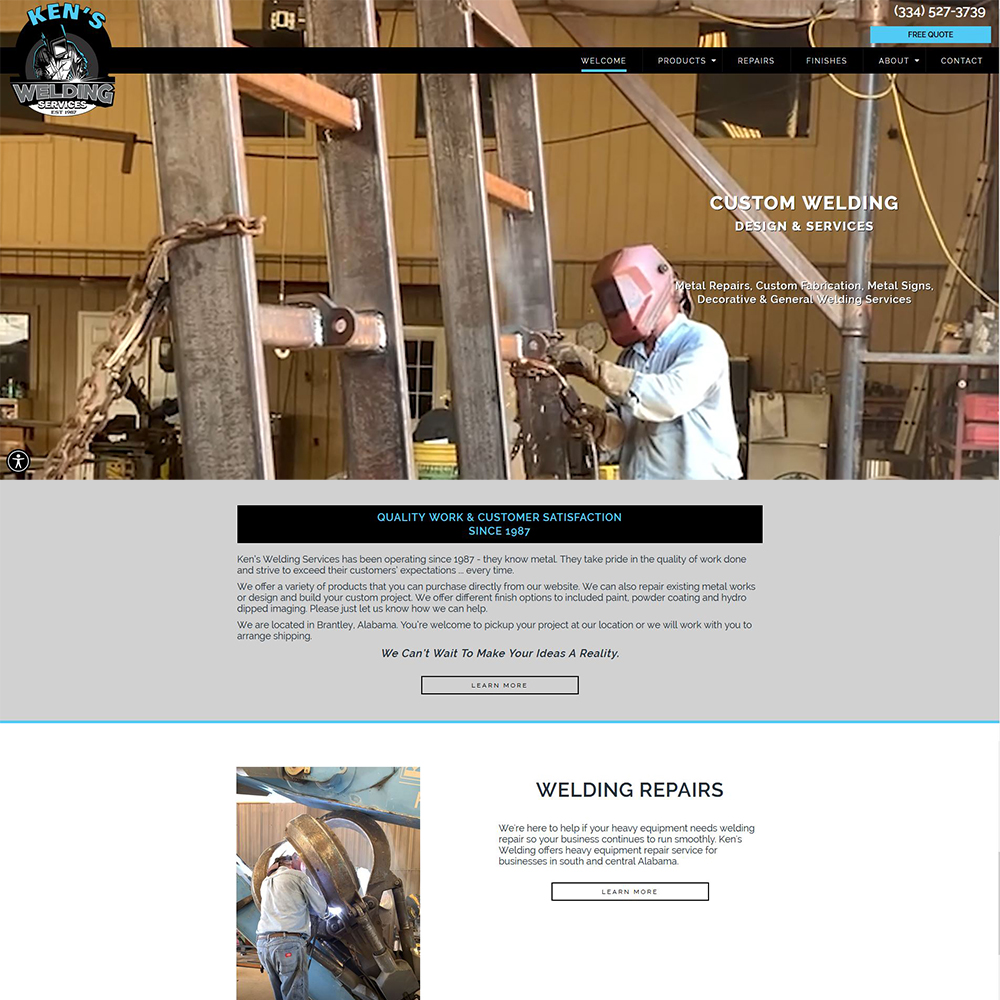 Ken's Welding Services - Custom Welding Design & Build - Brantley, Alabama