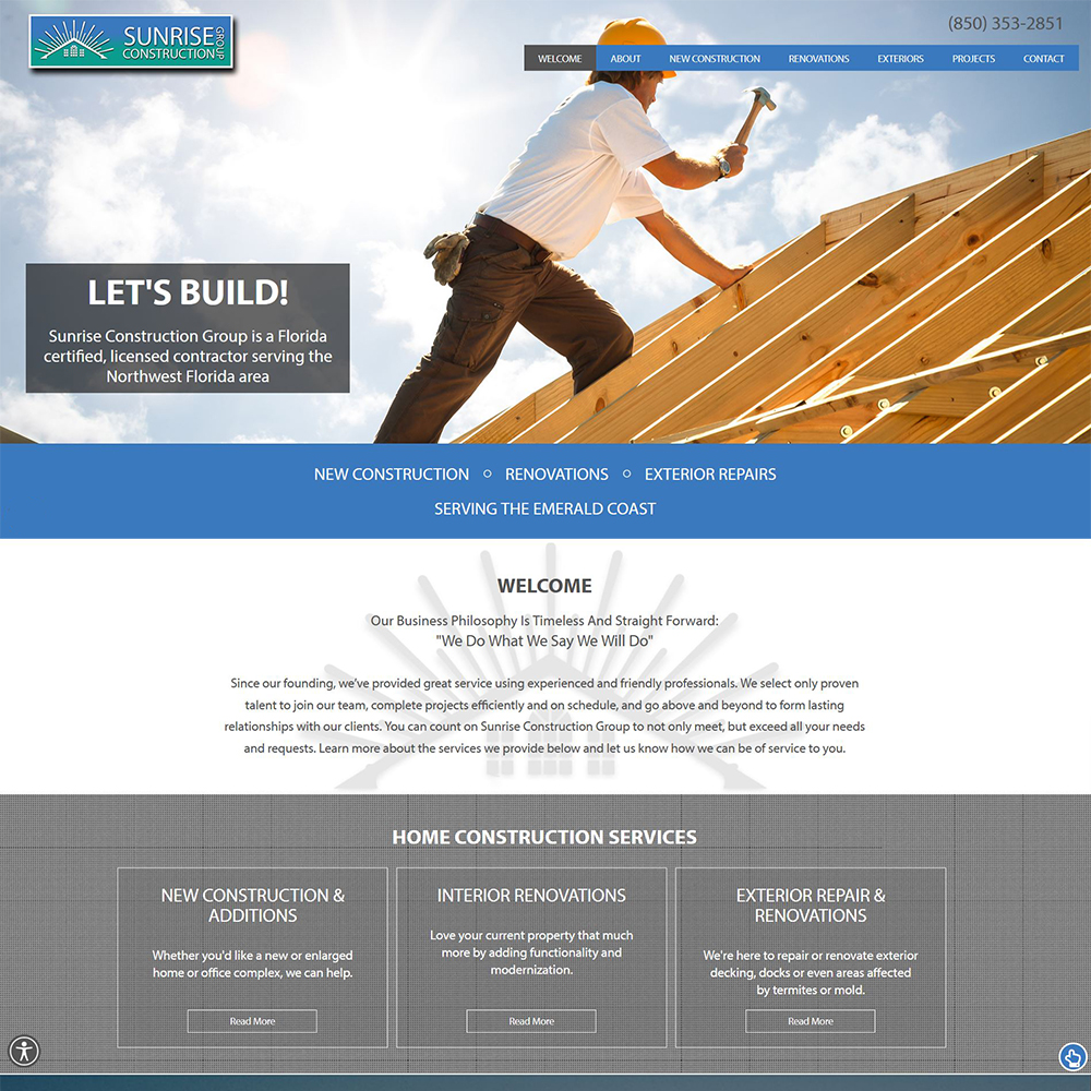 Sunrise Construction Group - Licensed Building Contractor - Northwest Florida